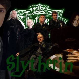 The Slytherin Trio wallpaper