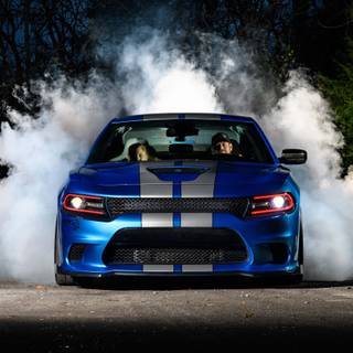Hellcat burnout wallpaper