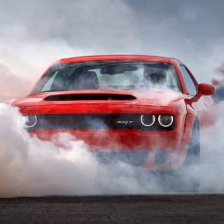 Hellcat burnout wallpaper