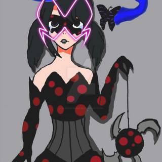 Marinette Akumatized wallpaper