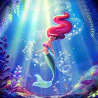 Ariel the mermaid wallpaper