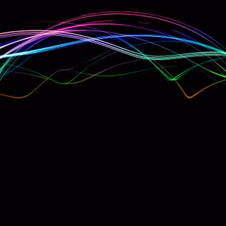 Rainbow light wallpaper