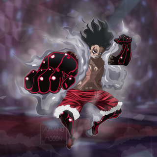 Luffy Gear 4 snake man wallpaper