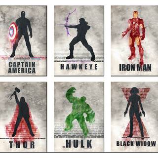 Black Widow minimalist wallpaper