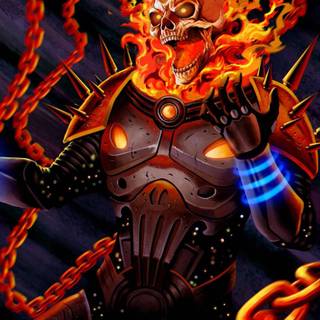 Ghost head wallpaper