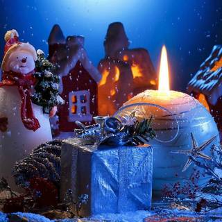 Snow 4k Christmas wallpaper