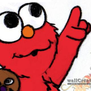Gangster Elmo wallpaper