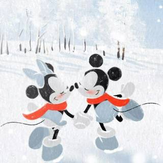 Christmas Disney phone wallpaper