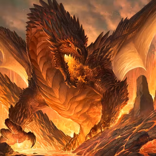 Flame dragon wallpaper