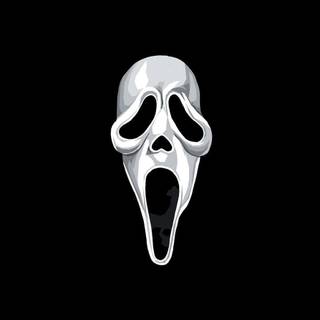 Scream face wallpaper
