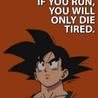 Goku quotes wallpaper