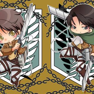 AOT Chibi wallpaper