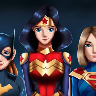 Women superheroes 4k wallpaper