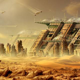 Future building wallpaper