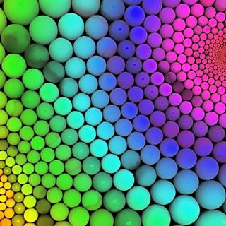 3D rainbow wallpaper