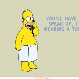 Sad Homer Simpson computer wallpaper