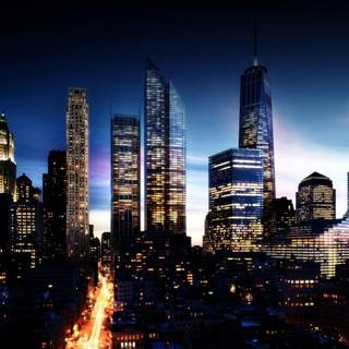 Philadelphia skyline wallpaper