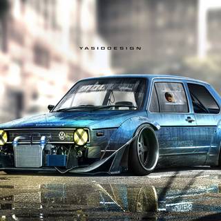 VW Golf 1 wallpaper