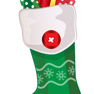 Cute Christmas stocking wallpaper