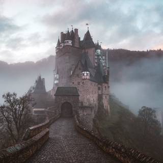 Gothic castle wallpaper