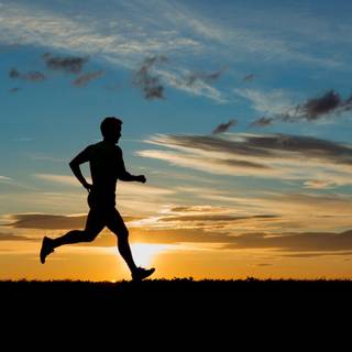 Running race wallpaper