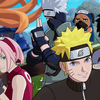 Naruto Team x Fortnite wallpaper