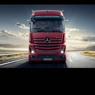 Mercedes Benz trucks wallpaper