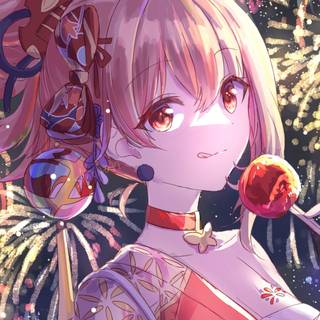 Yoimiya Genshin Impact wallpaper