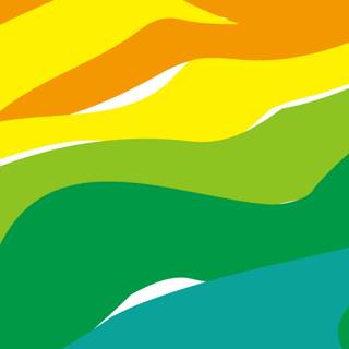 Red yellow pattern wallpaper