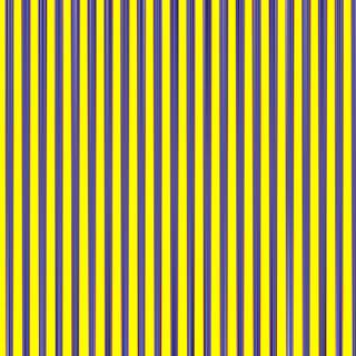 Blue black yellow pattern wallpaper