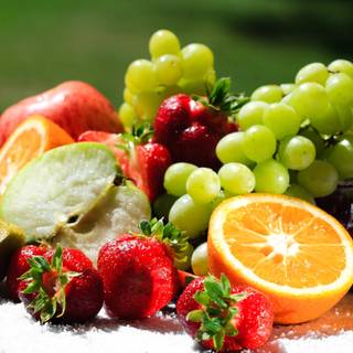 Fresh fruits wallpaper