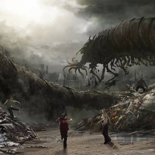 Giant monsters wallpaper