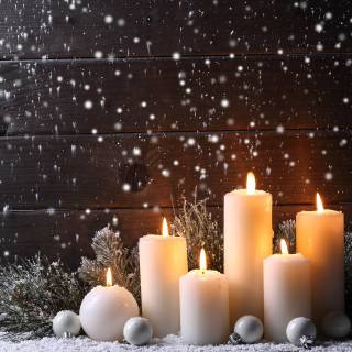Candle winter wallpaper
