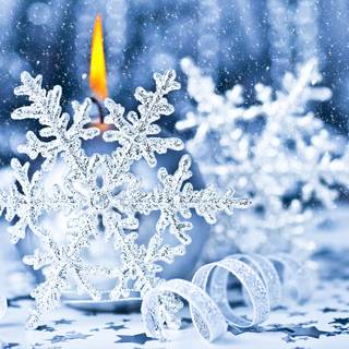 Candle winter wallpaper