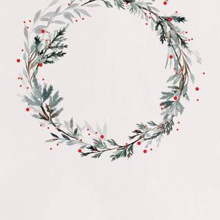 Christmas minimal phone wallpaper