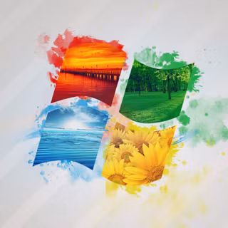 Unique Windows 10 logo wallpaper