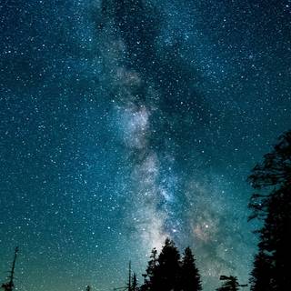 Night sky iPhone wallpaper