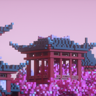 Minecraft build wallpaper