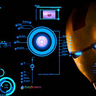 Iron Man tech wallpaper