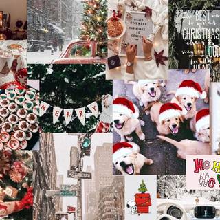 Christmas aesthetic Mac wallpaper