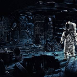 Space and time wallpaper