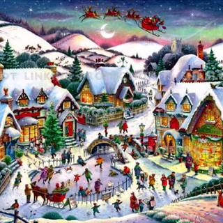 Christmas view wallpaper