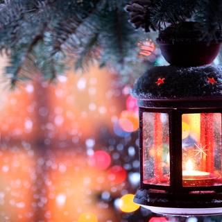 Christmas view wallpaper