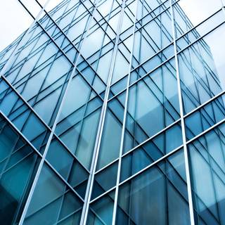 Glass building wallpaper