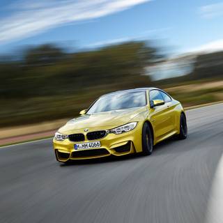 Yellow BMW wallpaper