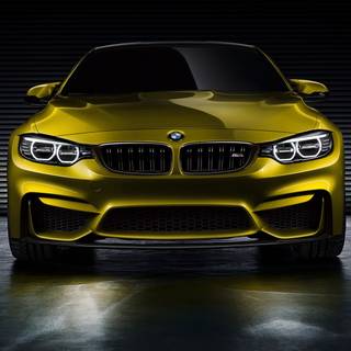 Yellow BMW wallpaper