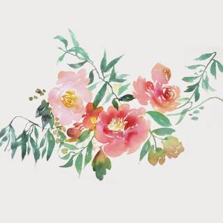 Spring boho wallpaper