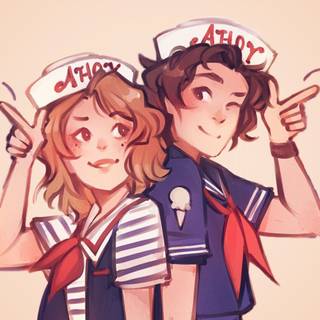 Stranger Things anime wallpaper