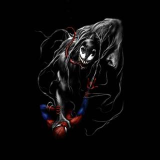 Venom and Spider-Man desktop wallpaper