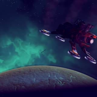 Man in space wallpaper